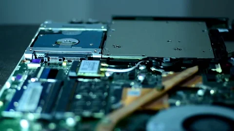 Time lapse engineer fixing computer electricity board Stock Footage 82327170