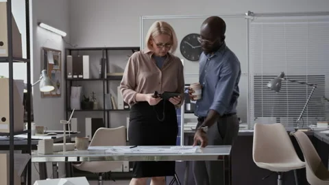 Time Lapse of Engineers Developing New Solar Battery Models in Office Stock Footage 313586292