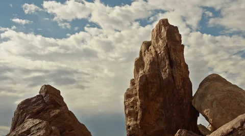 Time Lapse with Epic Rocks in the San Rafael Desert of Utah Stock Footage 39909943