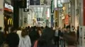 Time Lapse Establishing Shot Dotonbori Shopping Mall People Walk Asian Store Day HD Footage
