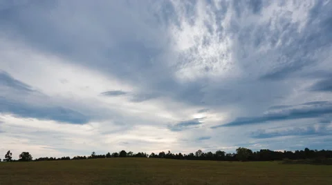 Time Lapse of Evening Clouds Stock Footage 67651447
