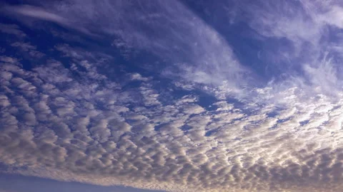 Time lapse evening sunset with lots of clouds Stock Footage 200127071