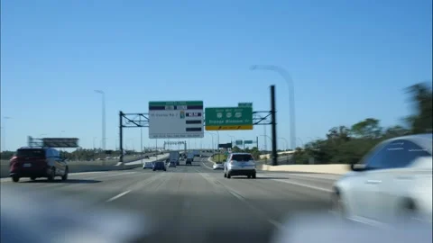 Time Lapse Exiting Maitland, Florida Stock Footage 296196551