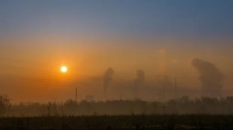 Time lapse facory Stock Footage 48276675