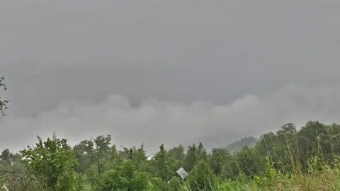 Time lapse fast floating clouds in nature Stock Footage 151009505