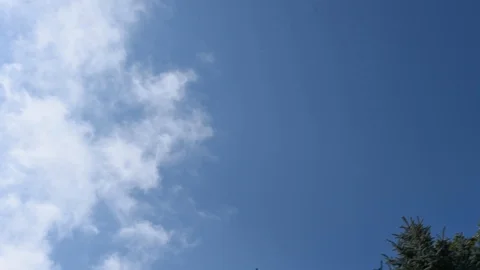 Time Lapse of Fast Moving Clouds Stock-Footage 104624977