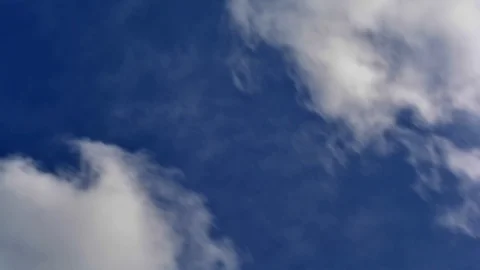 Time lapse of fast moving clouds Stock Footage 109312444