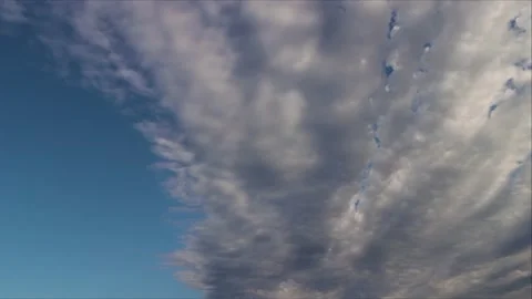Time Lapse Of Fast Moving Clouds Stock Footage 246644961