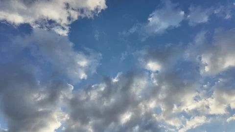 A time lapse of fast-moving clouds. Stock Footage 317679093