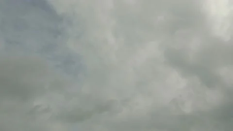 Time Lapse Of Fast Moving Gray Clouds Vídeo Stock 146507426
