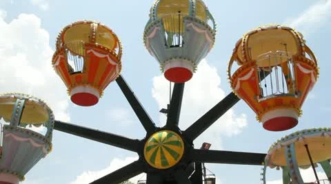 Time lapse of Ferris Wheel. Stock Footage 12037603
