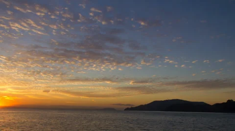 Time lapse of ferry ride over San Francisco Bay with beautiful clouds 스톡 동영상 33286822