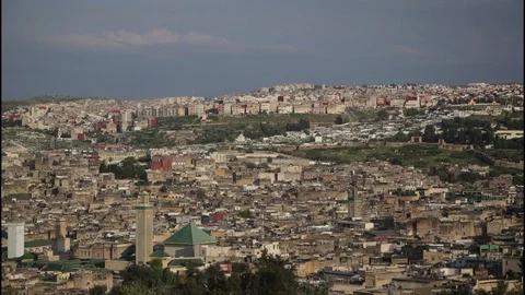 Time Lapse of Fez Stock Footage 91880161