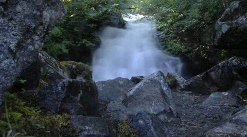 Time-lapse filmed from the Mount Roberts Tramway in Juneau, Alaska Stock Footage 52216183
