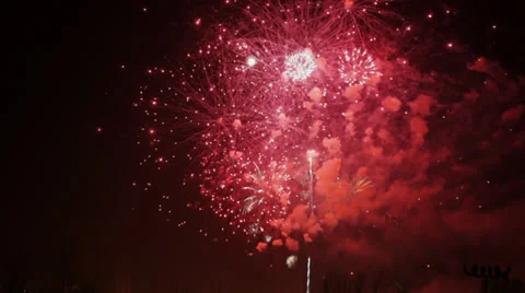 Time lapse Firework display 動画素材 36556421