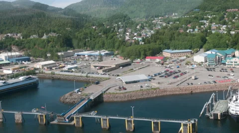 Time-lapse from a float plane in Ketchikan, AK. Stock Footage 52218950