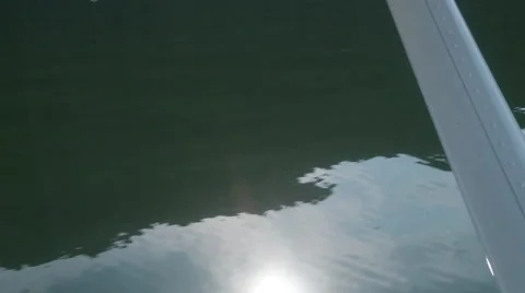 Time-lapse from a float plane taking off and flying in Ketchikan, AK. Stock Footage 52219143