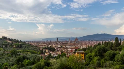 Time lapse of Florence historical center, Italy Stock Footage 166368656