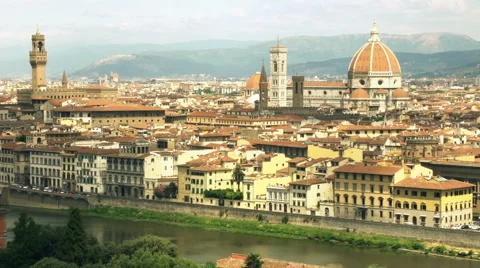 Time lapse of Florence, Italy Stock Footage 40101008