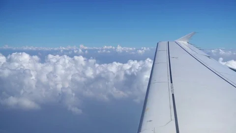 TIME LAPSE: Flying airplane Stock Footage 73628880