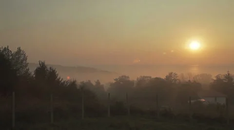Time-lapse with fog 動画素材 22735126