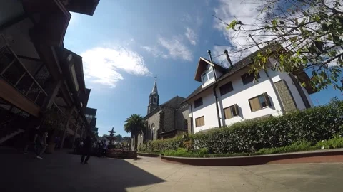 Time Lapse Fonte do Amor Eterno, Gramado/RS Stock Footage 141950963
