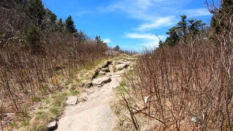 Time lapse on foot on a mountain sunny Stock Footage 106946677