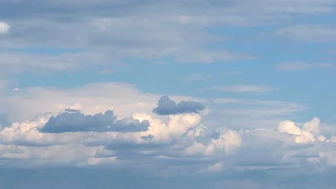 Time-lapse footage of cloudy sky. 스톡 동영상 115018297