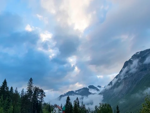 Time lapse footage of dramatic landscape. Stock Footage 81397364
