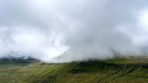 Time lapse footage of dramatic landscape of Faroe Islands. 스톡 동영상 116088784