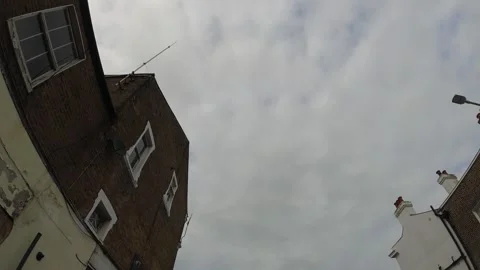Time Lapse Footage of Dramatic Rain Sky and Clouds over Dover England Stock Footage 314541804