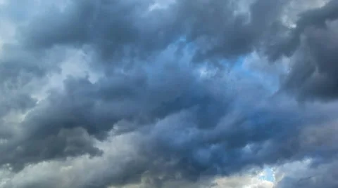 Time lapse footage Moving Cloud before the rain coming Video stock 47387052
