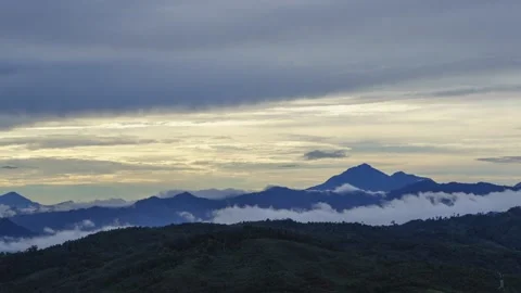 Time lapse footage  rolling clouds Stock Footage 138314464