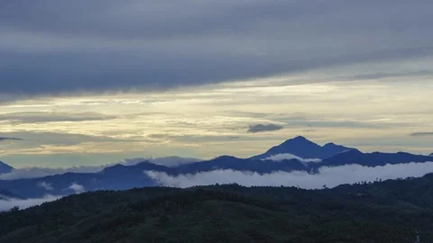 Time lapse footage  rolling clouds Stock Footage 138314799