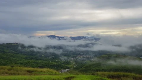 Time lapse footage  rolling clouds Stock Footage 138315455