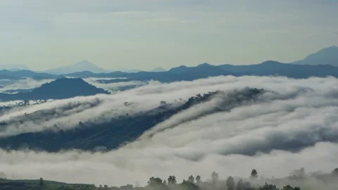 Time lapse footage  rolling clouds Video stock 139568422