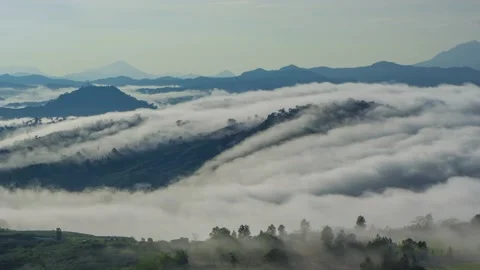 Time lapse footage  rolling clouds Stock Footage 139568590