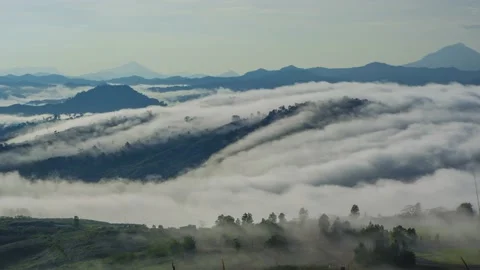 Time lapse footage  rolling clouds Video stock 139569304