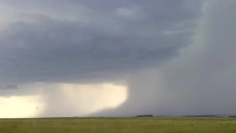 Time lapse footage of storms dropping torrential rain Stock Footage 132843806