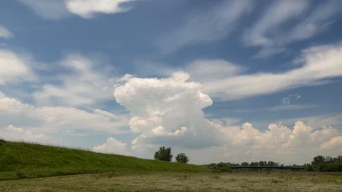 Time lapse footage of stormy clouds moving on the sky. 動画素材 109305829