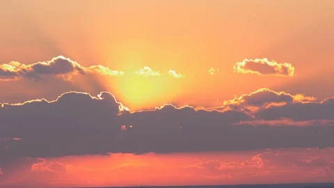 Time lapse footage of sunset Stock Footage 104704732