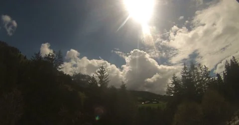 Time lapse footage on the theme of mountains and nature filmet in Alta Badia Stock Footage 76081332