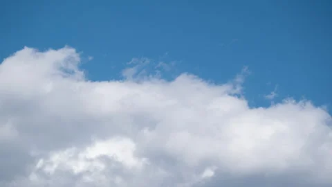Time Lapse Footage of White Clouds in a Blue Sky Stock Footage 241424919