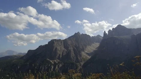 Time lapse Forcelles to Pisciadu, Alta Badia Video stock 79915712