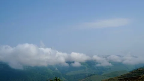 Time Lapse the Formation and Movement of Clouds Stock Footage 82145471