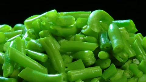 Time lapse of freezing snap beans 스톡 동영상 157094115