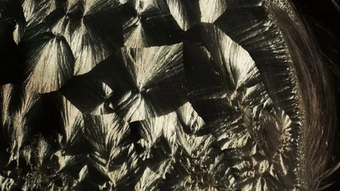 Time lapse of frost forming on a window filmed with a macro lens in HD. Stock Footage 104557389