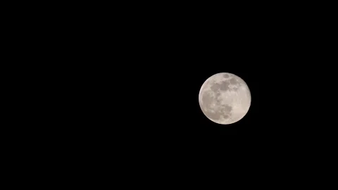 Time-lapse of full moon rising in a night sky 스톡 동영상 292594156