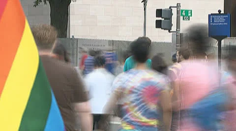 Time-lapse of Gay Community Video stock 24706751
