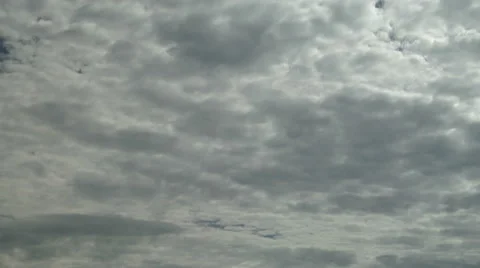 Time Lapse of Gentle Rippling Cloud Waves Stock Footage 54724542